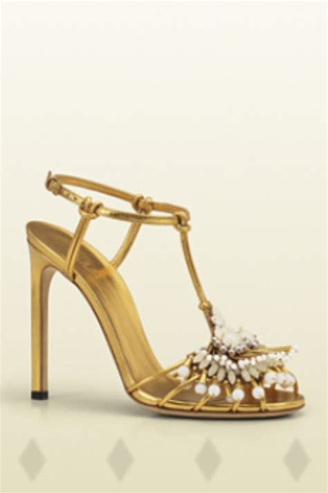 gucci gold sandal with pearl|Gucci sandals women gold.